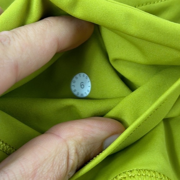 Lululemon Fast and Free Tight II 25" *Nulux Golden Lime - Picture 4 of 4